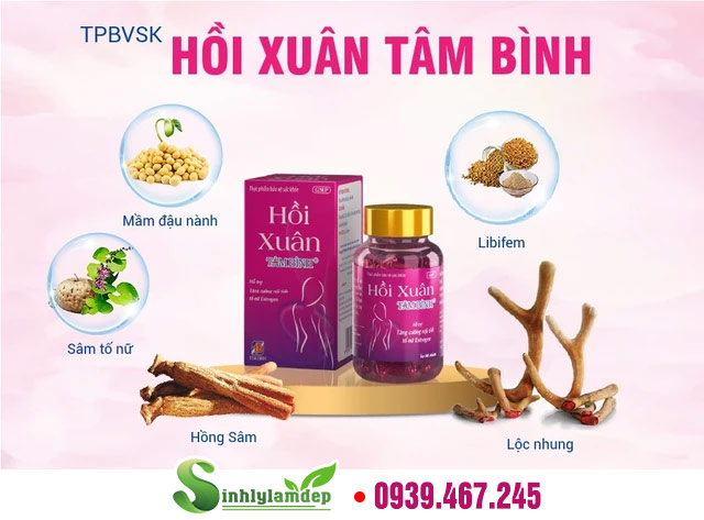 Thành phần có trong viên uống Hồi Xuân Tâm Bình