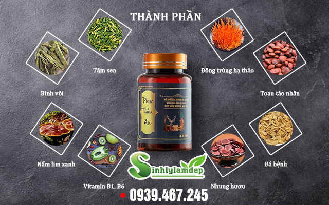 Thành phần của viên uống Phục Thần An