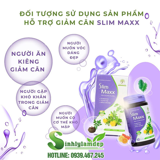 đối tượng sử dụng slim maxx