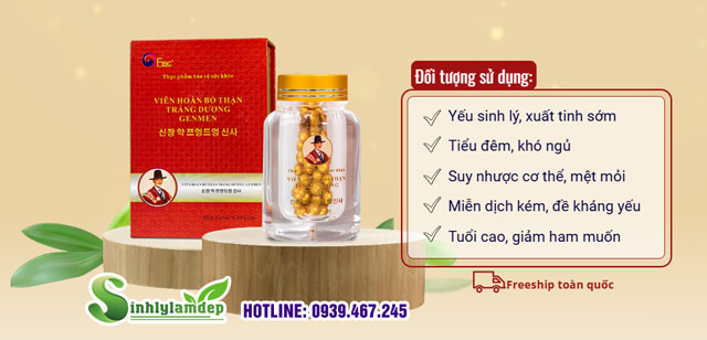 Đối Tượng nên sử dụng bổ thận Genmen