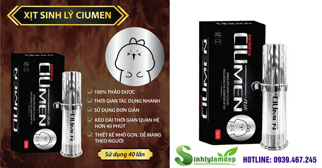 Cách sử dụng chai xịt Ciumen Plus